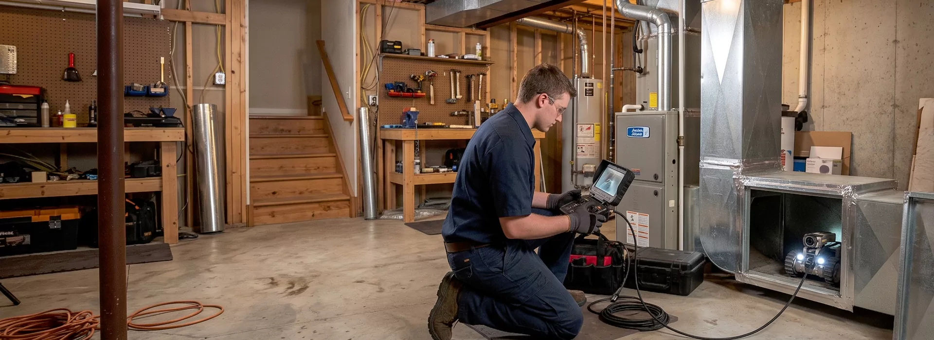 Robotic Duct Inspection Hamilton Township, New Jersey