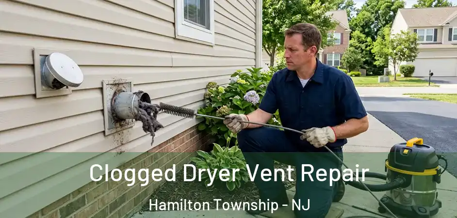 Clogged Dryer Vent Repair Hamilton Township - NJ