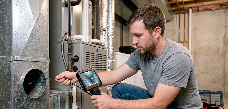 Air Duct Camera Inspection in Hamilton Township, NJ