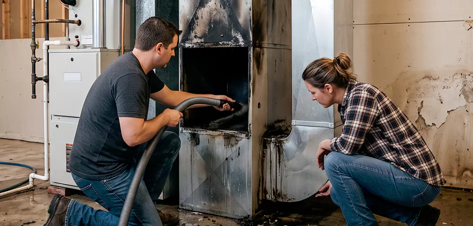 Fire and Flood Duct Restoration in Hamilton Township, NJ