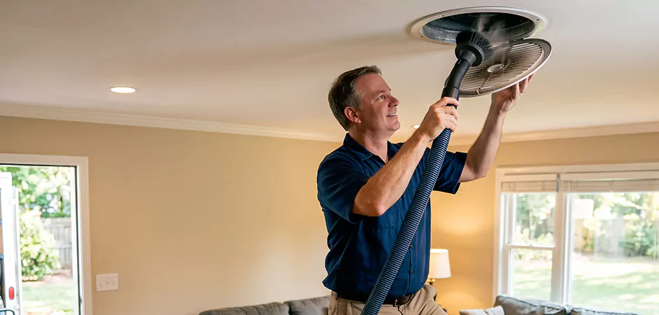 Residential Air Vent Cleaning in Hamilton Township, NJ