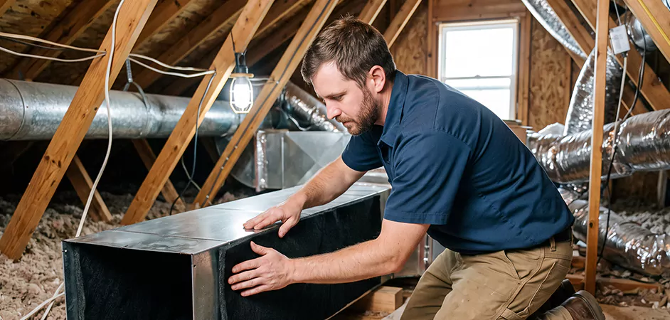 Acoustic Duct Liner Installation in Hamilton Township