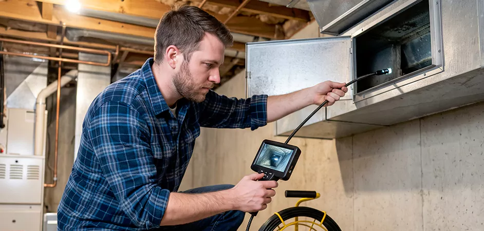 Post-Renovation Duct Inspection in Hamilton Township