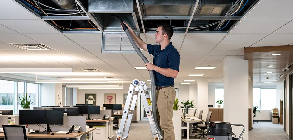 Restaurant Dining Room Duct Cleaning in Hamilton Township