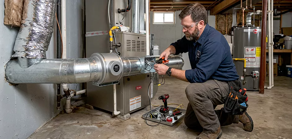 Booster Fan Installation in Hamilton Township
