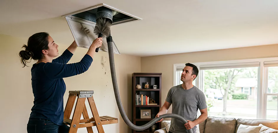 Roof and Wall Exhaust Cap Cleaning in Hamilton Township