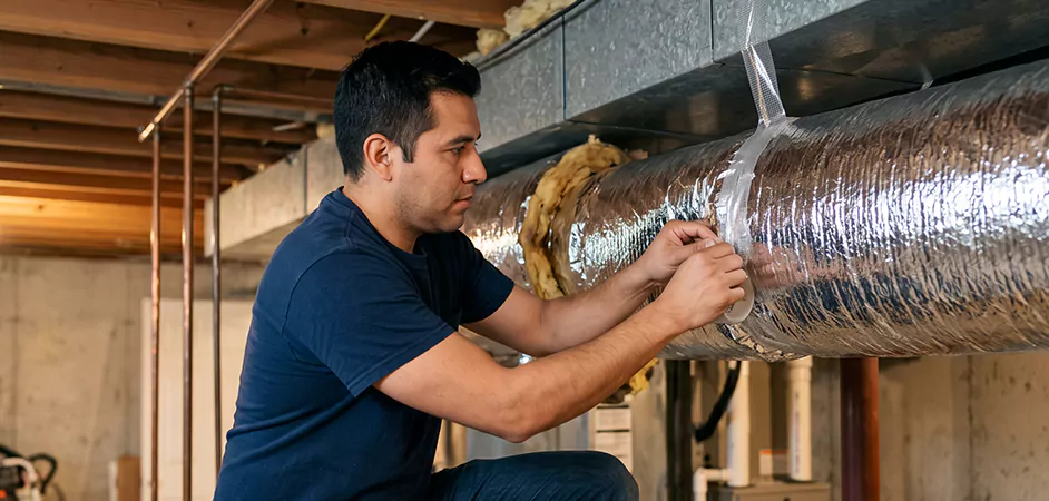 Duct Insulation Upgrade in Hamilton Township