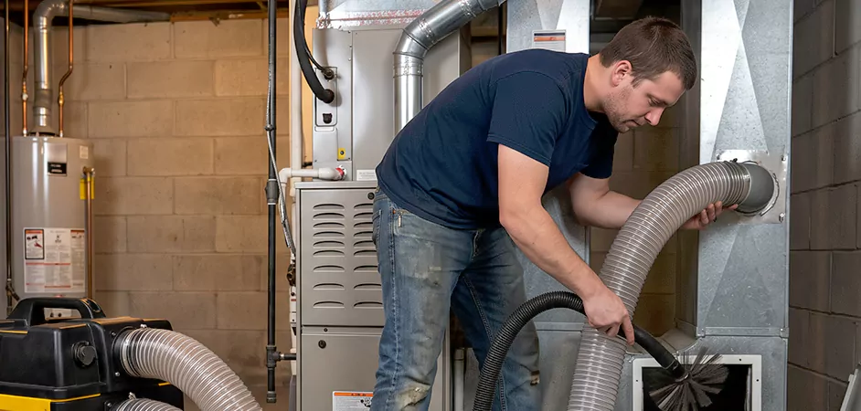 Negative Pressure Duct Cleaning for Large and Long Duct Systems in Hamilton Township